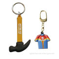 Special Axe T-Shirt Shape Wholesale Silicone Keychain